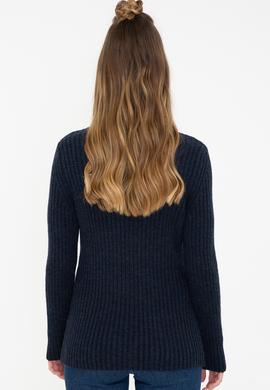 Kadın Lacivert Triko Kazak - 50244729013