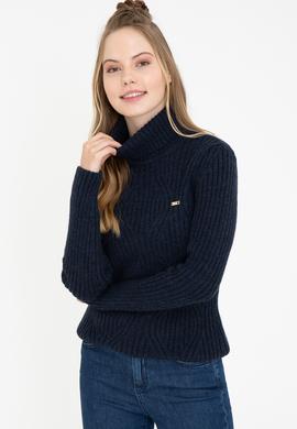 Kadın Lacivert Triko Kazak - 50244729013