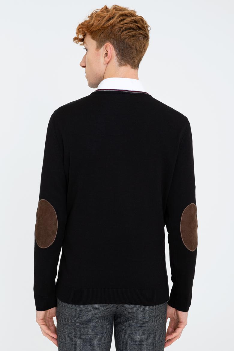 Erkek Siyah Basic Kazak - 50236974015