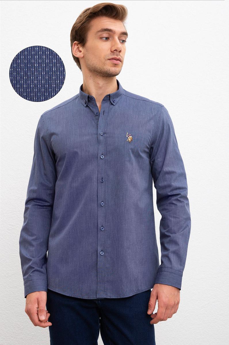 Erkek Lacivert Gömlek