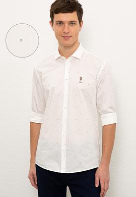 Erkek Ekru Uzun Kollu Gömlek - 50226562004