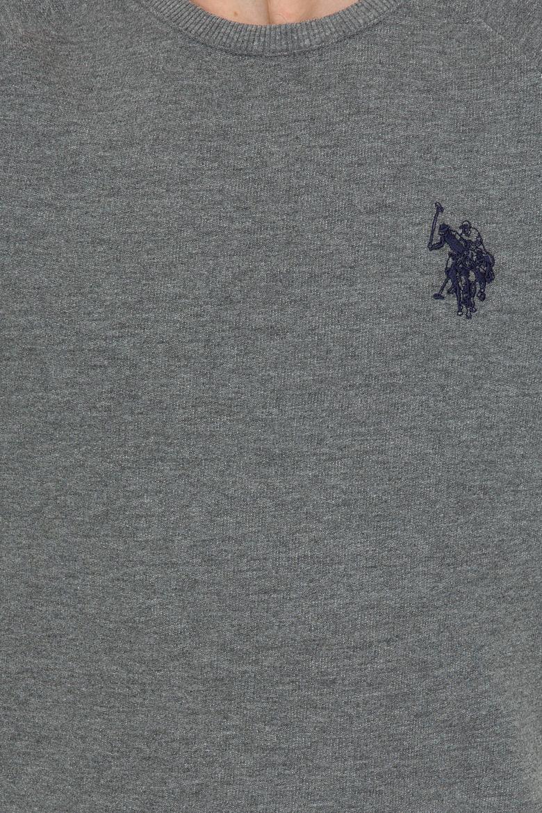 Erkek Antrasit Melanj Basic Sweatshirt - 50244467037