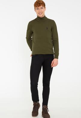 Erkek Haki Basic Kazak - 50237006050