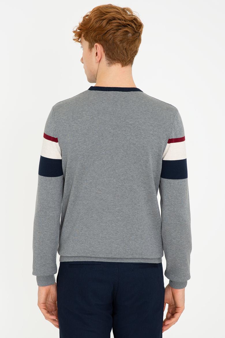 Erkek Gri Melanj Kazak - 50237320030