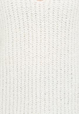 Kadın Krem V Yaka Kazak - 50237267029