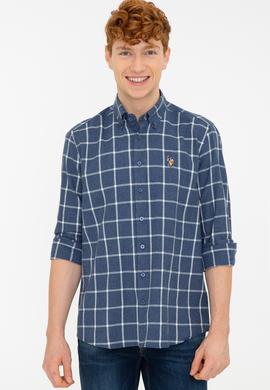 Erkek Lacivert Gömlek Uzunkol - 50238130001