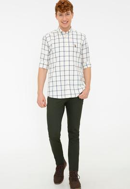 Erkek Krem Gömlek Uzunkol - 50238130020