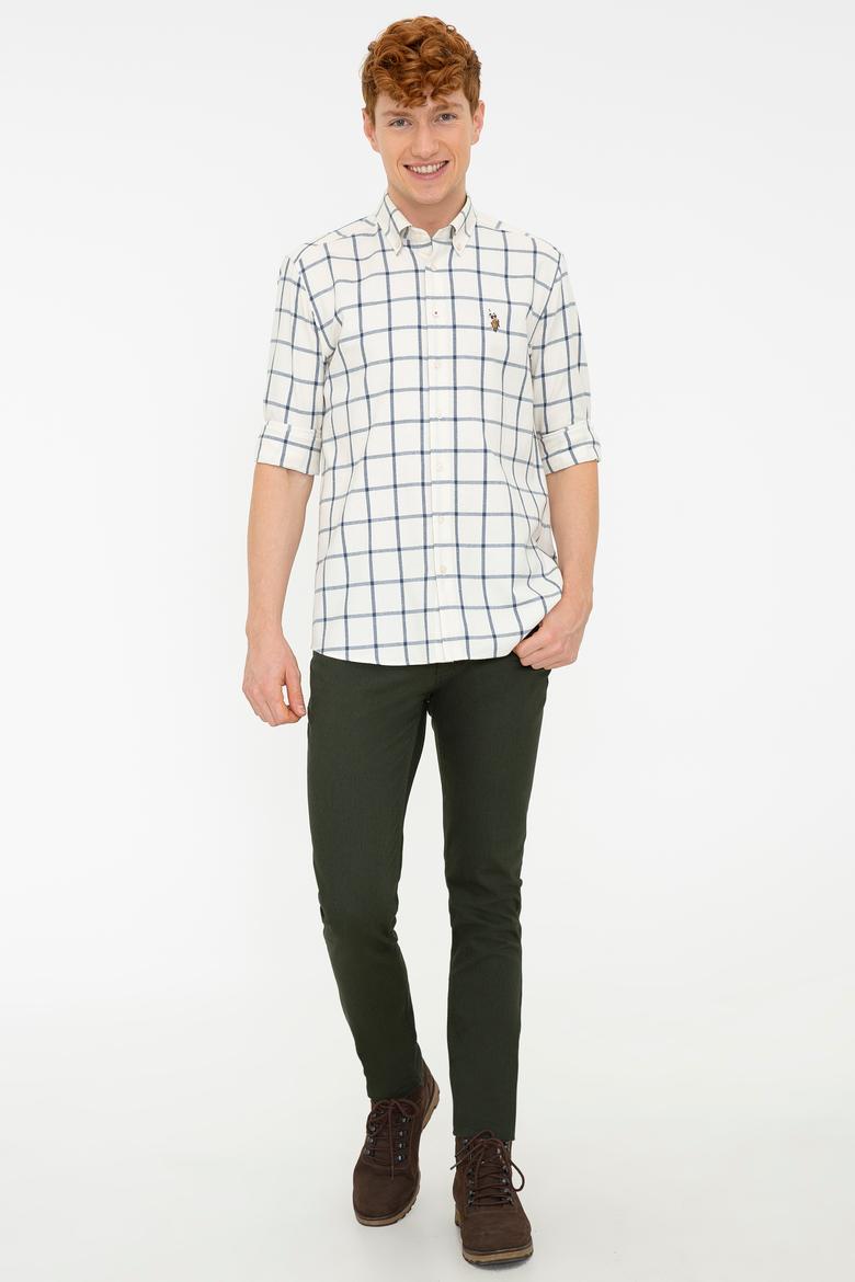 Erkek Krem Gömlek Uzunkol - 50238130020