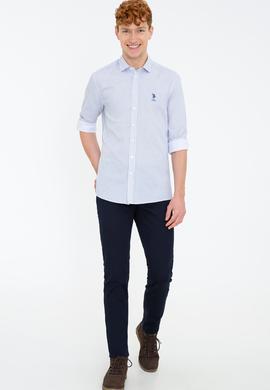 Erkek Beyaz Uzun Kollu Gömlek - 50238388001