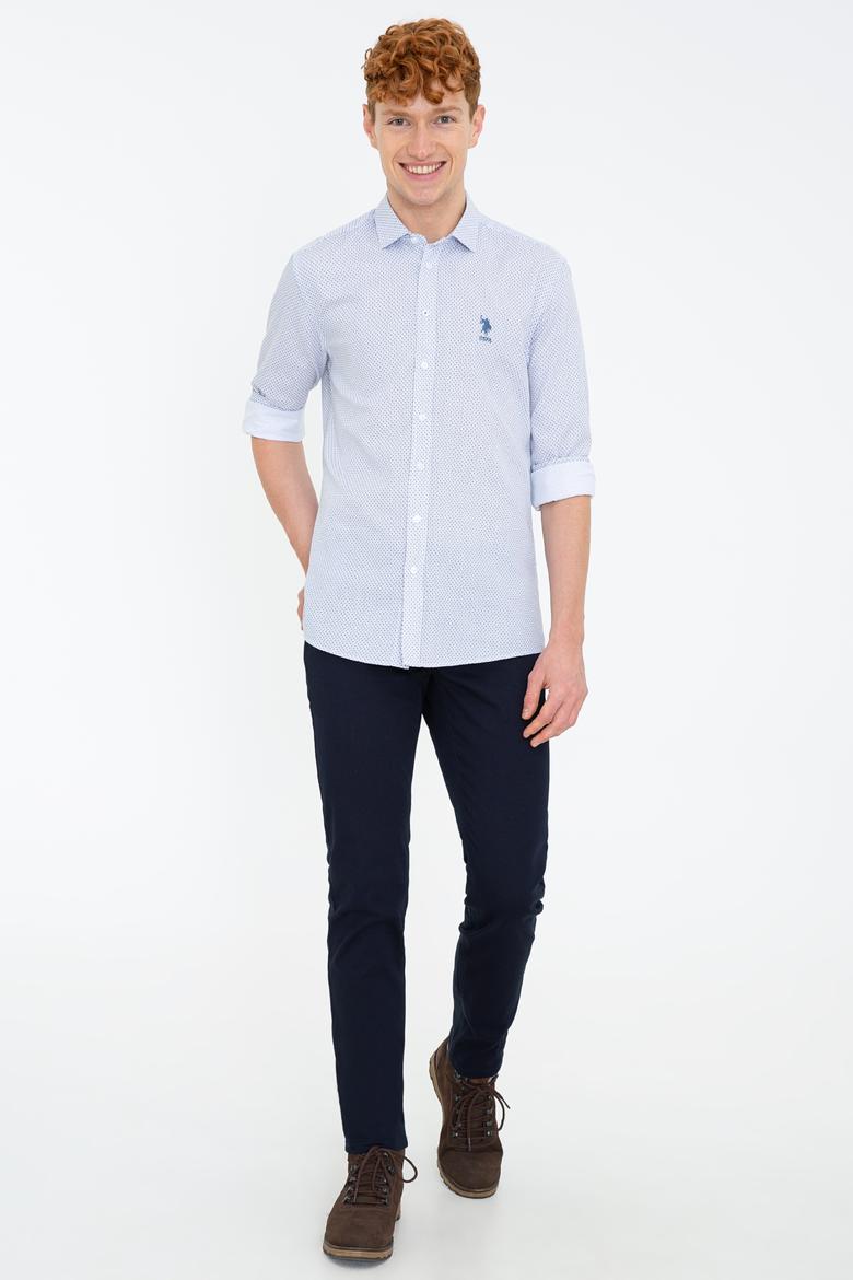 Erkek Beyaz Uzun Kollu Gömlek - 50238388001