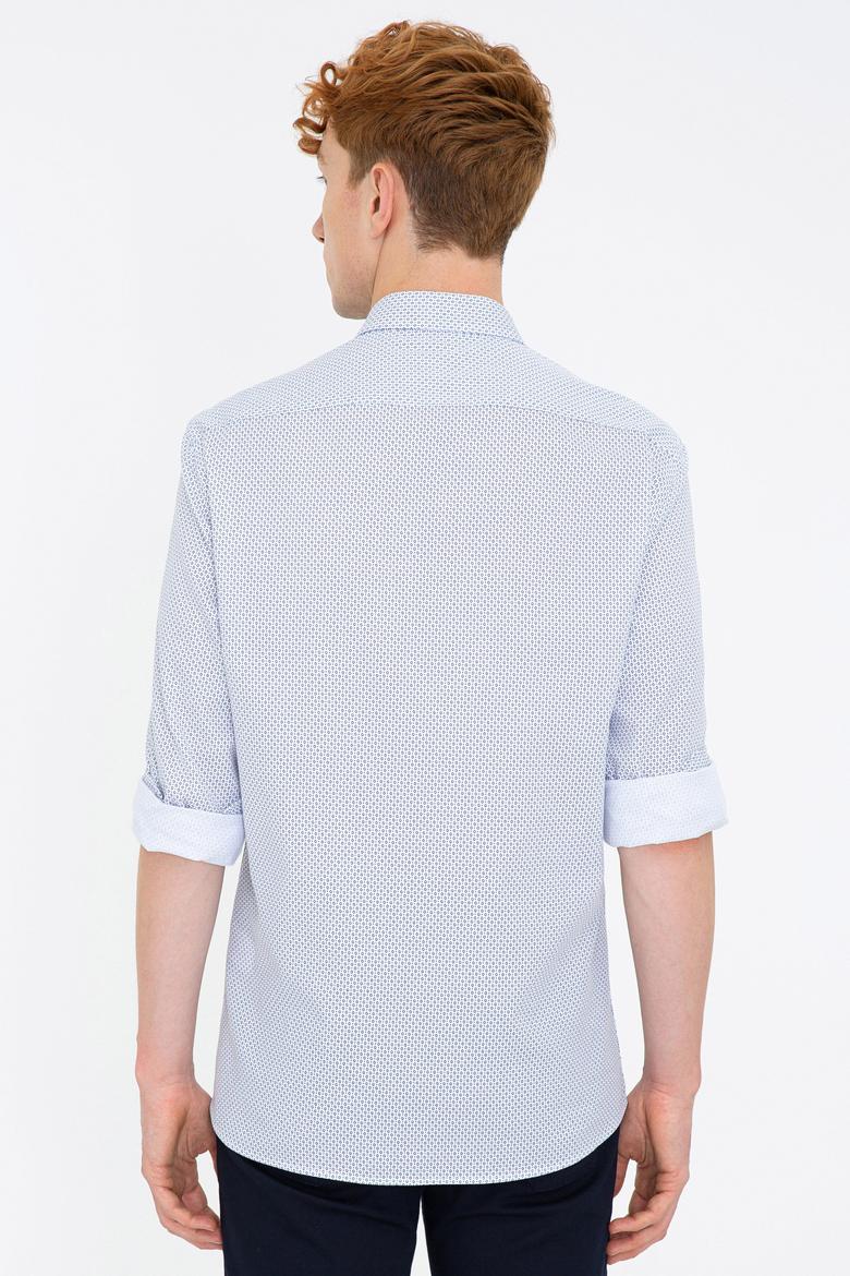 Erkek Beyaz Uzun Kollu Gömlek - 50238388001