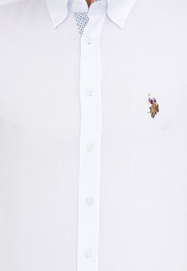 Erkek Beyaz Gömlek Uzunkol - 50238396001