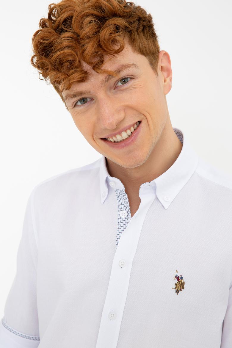 Erkek Beyaz Gömlek Uzunkol - 50238396001