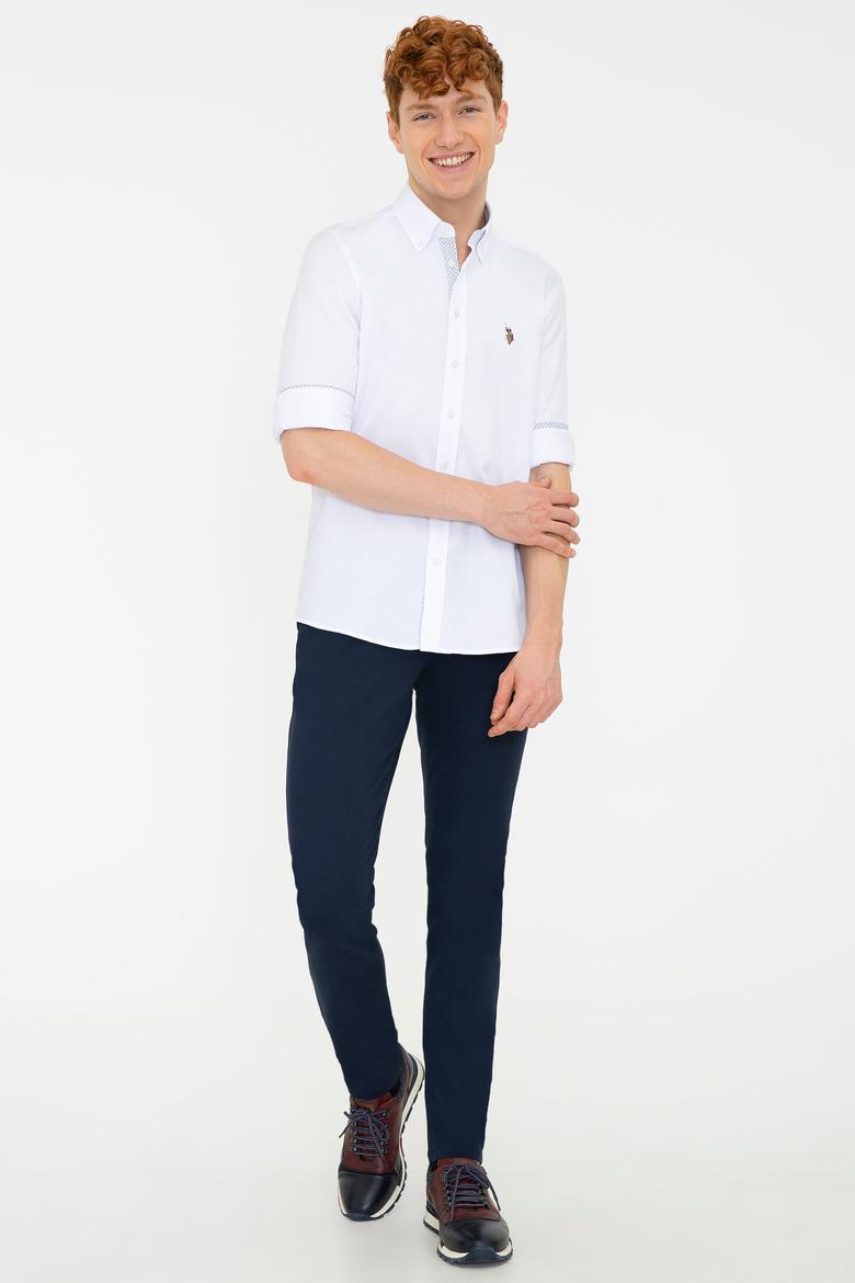 Erkek Beyaz Gömlek Uzunkol - 50238396001