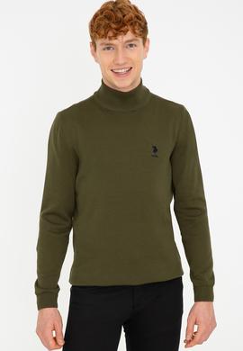 Erkek Haki Basic Kazak - 50237006050