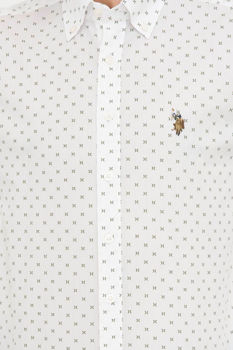 Erkek Beyaz Gömlek Uzunkol - 50238399018