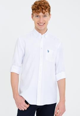 Erkek Beyaz Uzun Kollu Gömlek - 50238403005