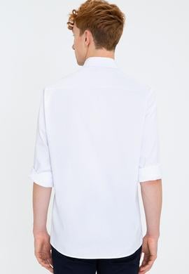 Erkek Beyaz Uzun Kollu Gömlek - 50238403005