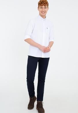 Erkek Beyaz Uzun Kollu Gömlek - 50238403005