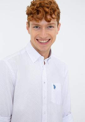 Erkek Beyaz Uzun Kollu Gömlek - 50238403005