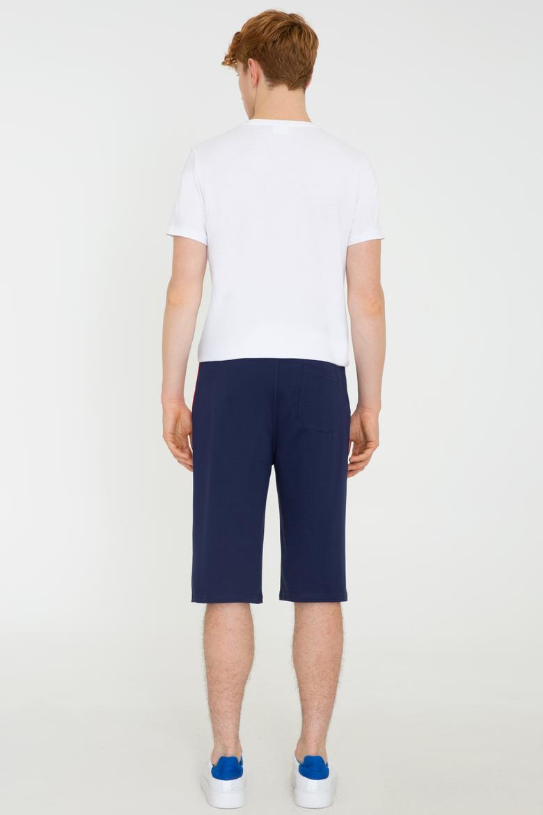 Erkek Lacivert Örme Şort - 50232521007