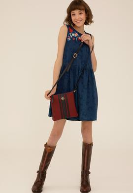 Kadın Bordo Çapraz Çanta - 50271957003