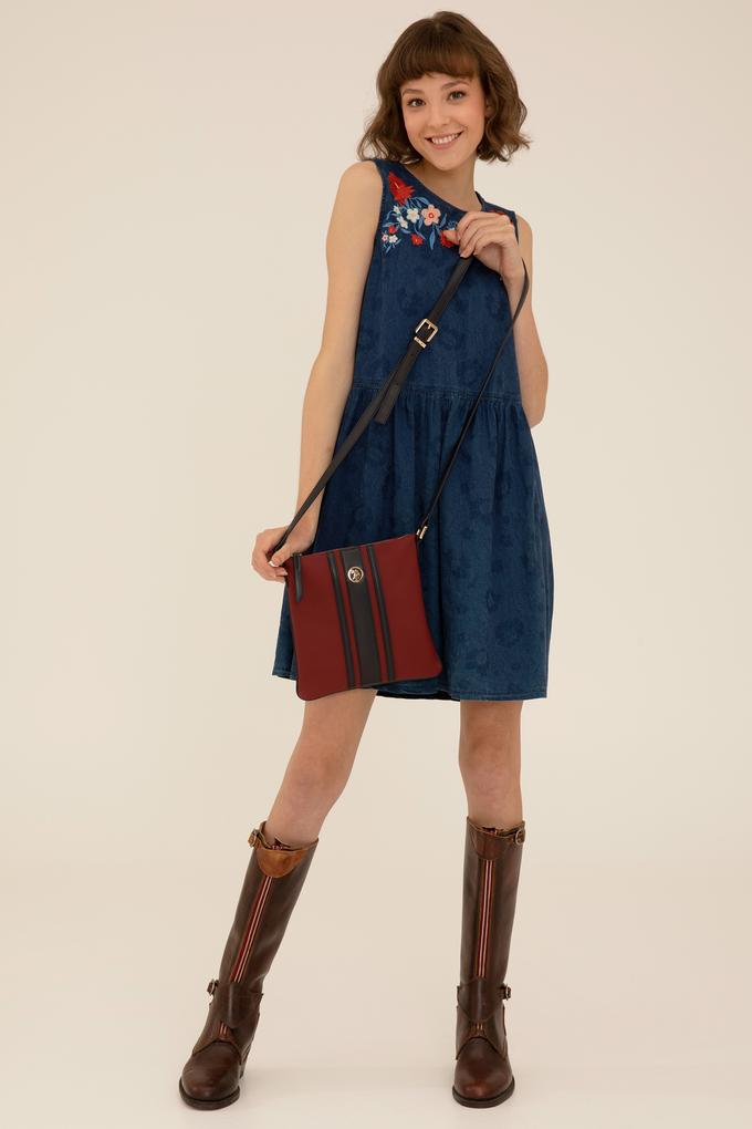 Kadın Bordo Çapraz Çanta