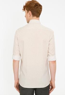 Erkek Camel Uzun Kollu Gömlek - 50238385009