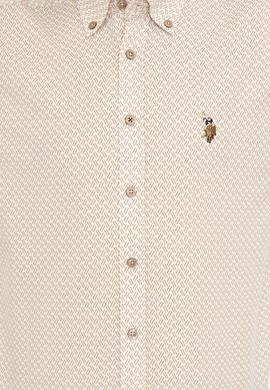 Erkek Camel Uzun Kollu Gömlek - 50238385009