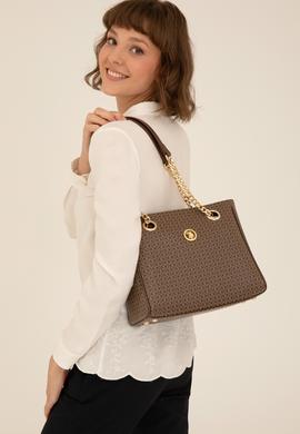 Kadın Kahverengi Omuz Çantası - 50271954002