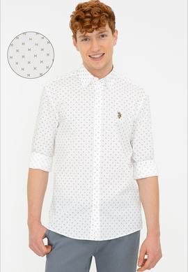 Erkek Beyaz Gömlek Uzunkol - 50238399018