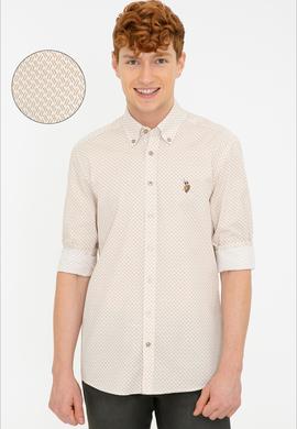 Erkek Camel Uzun Kollu Gömlek - 50238385009