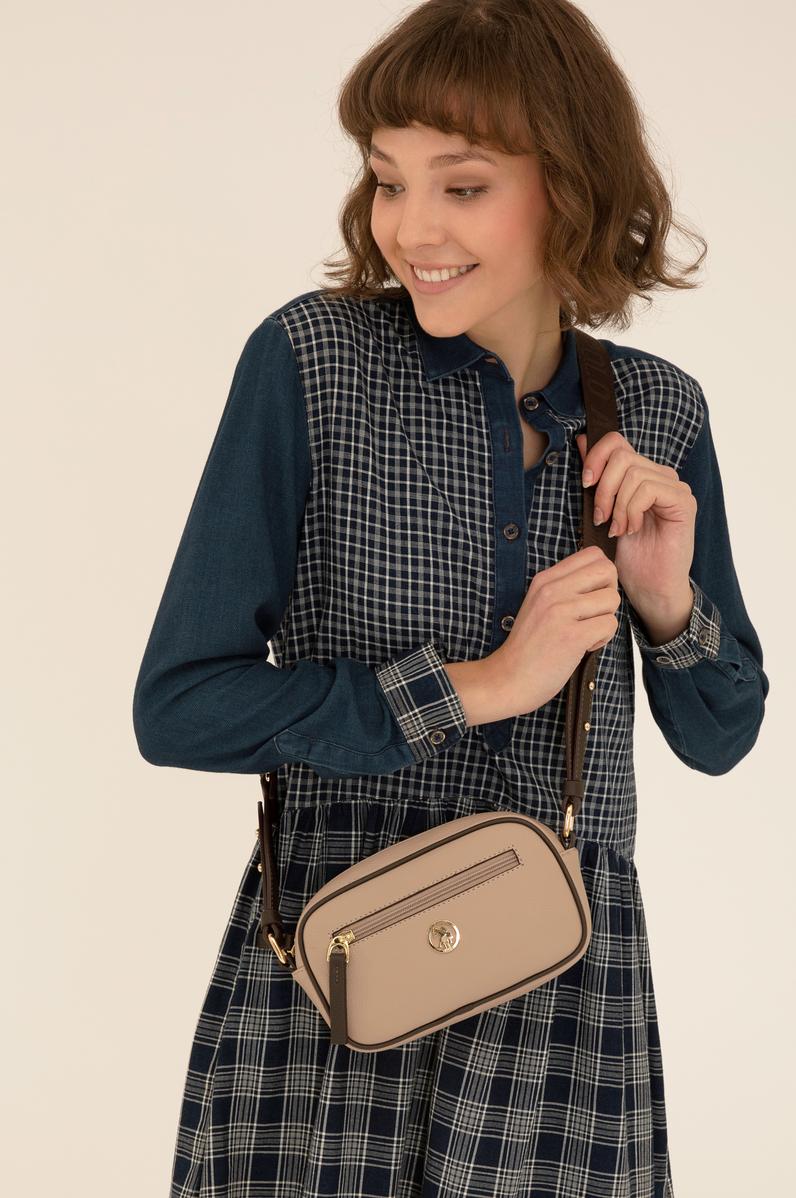 Kadın Vizon Çapraz Çanta