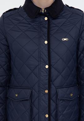 Kadın Lacivert Kaban - 50237883003