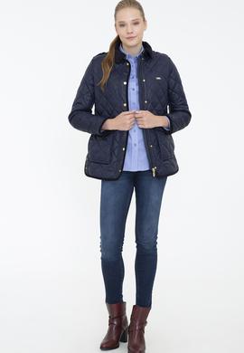 Kadın Lacivert Kaban - 50237883003