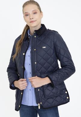 Kadın Lacivert Kaban - 50237883003