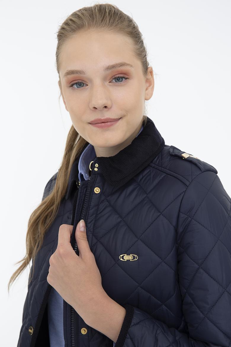 Kadın Lacivert Kaban - 50237883003