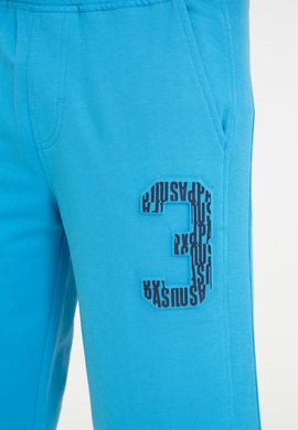 Erkek Kobalt Mavi Örme Şort - 50218873034