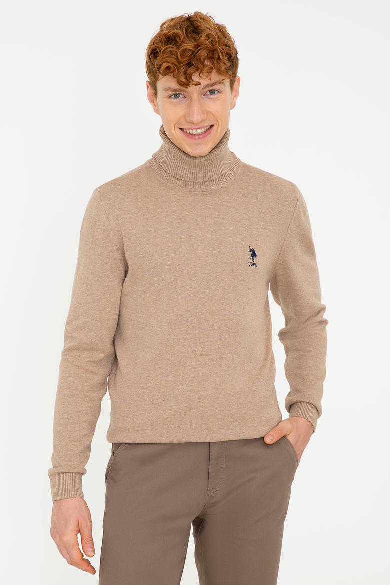 Erkek Camel Melanj Basic Kazak