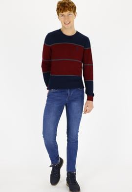 Erkek Bordo Kazak - 50237332017