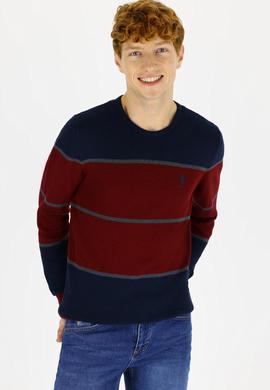 Erkek Bordo Kazak - 50237332017