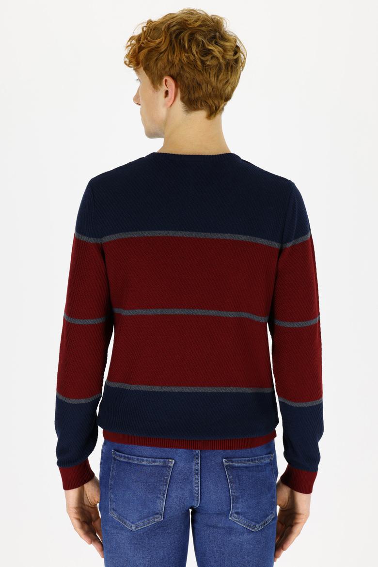 Erkek Bordo Kazak - 50237332017