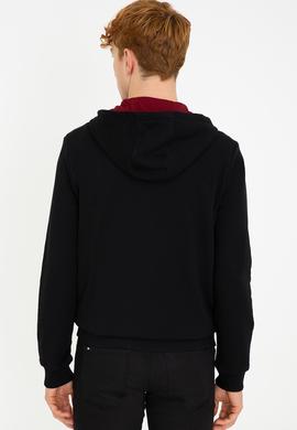 Erkek Siyah Örme Hırka - 50237915004