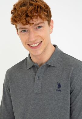 Erkek Antrasit Melanj Basic Sweatshirt - 50238250091