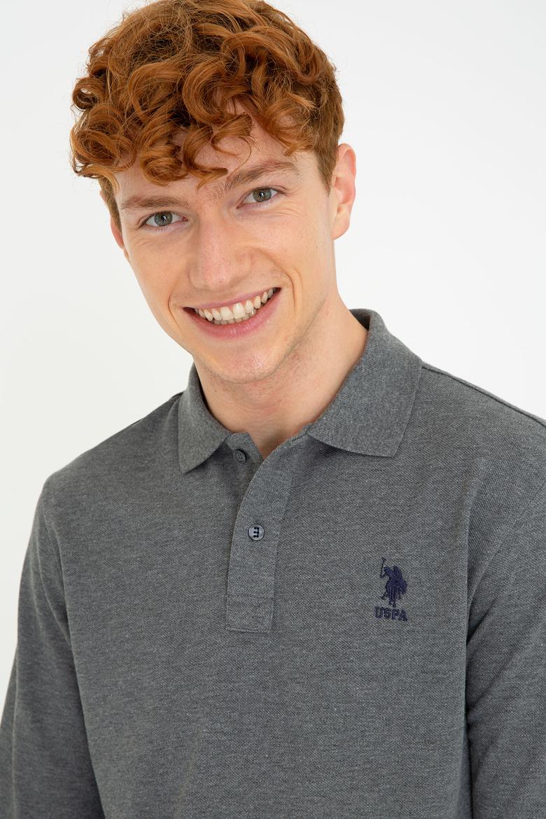 Erkek Antrasit Melanj Basic Sweatshirt - 50238250091