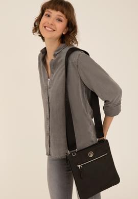 Kadın Siyah Postacı Çantası - 50250498001