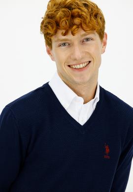 Erkek Lacivert Basic Kazak - 50236962007