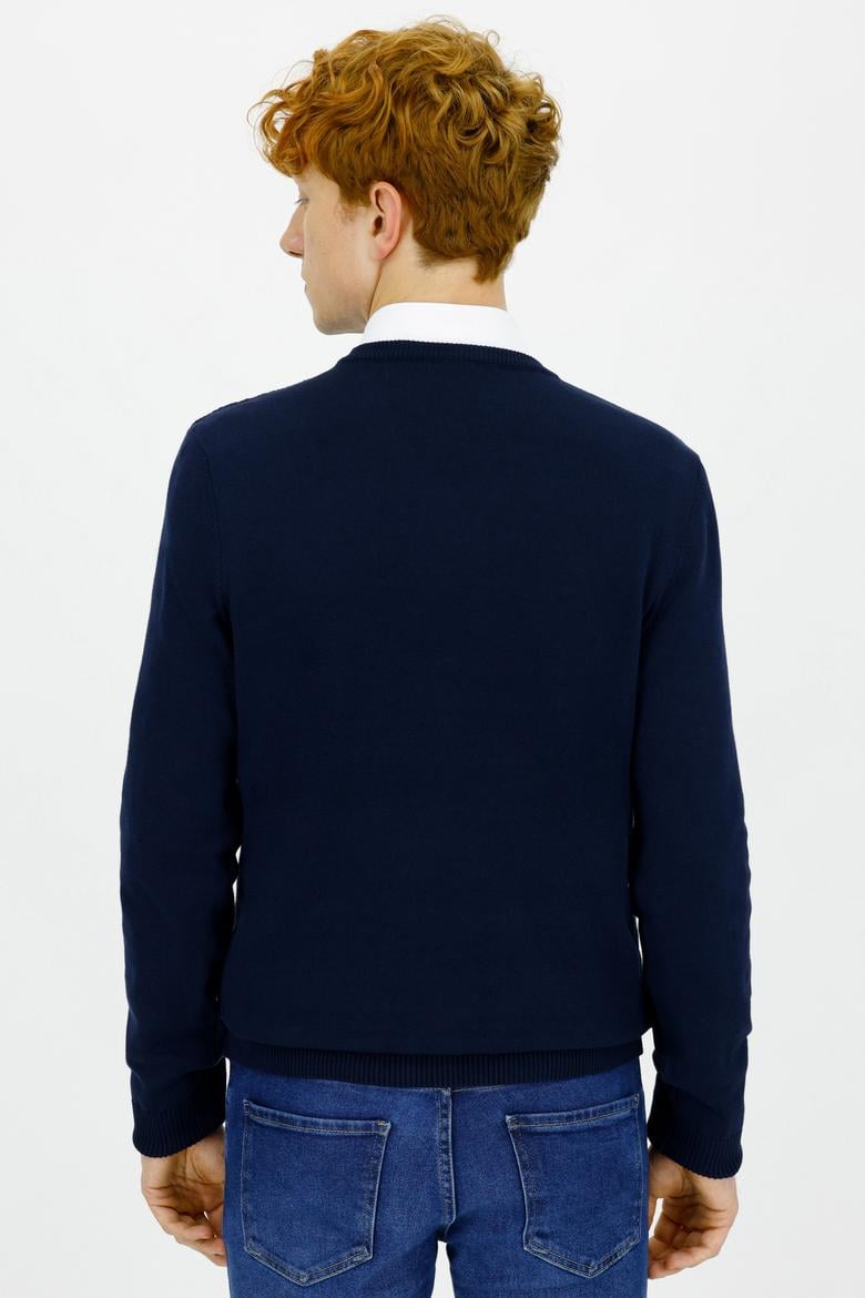 Erkek Lacivert Basic Kazak - 50236962007