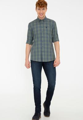 Erkek Haki Gömlek Uzunkol - 50238382009