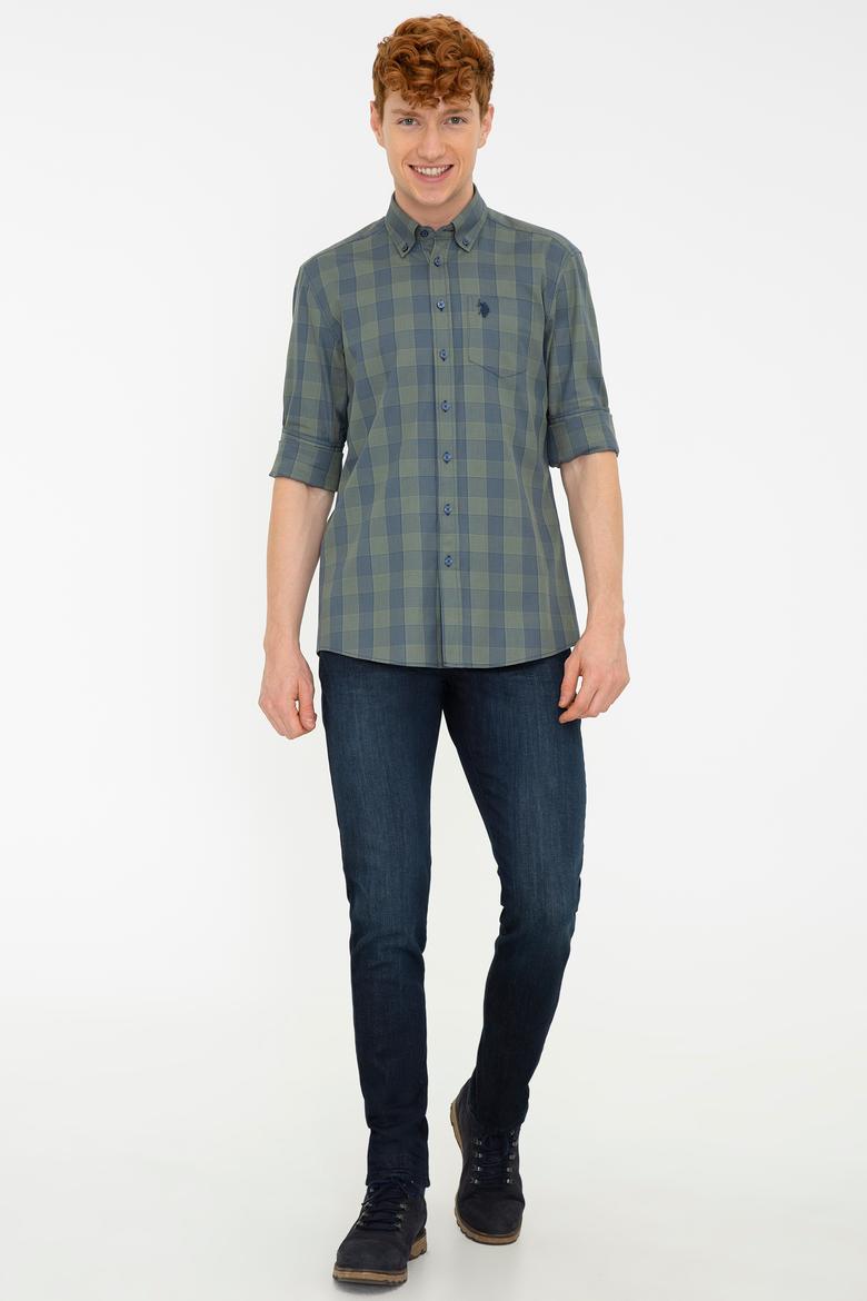 Erkek Haki Gömlek Uzunkol - 50238382009